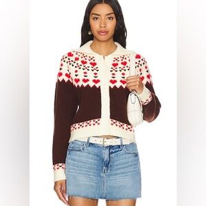 NWT Revolve Teagan Cardigan in Espresso CALLAHAN size medium